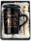 Doublewhale Papa Geschenk, Vatertagsgeschenk für Papa, Geschenke zum Geburtstag Vatertag, Vatertagsgeschenke Tasse, 14 Oz Papi Kaffeetasse mit Goldener Druckgrafik, Deckel, Löffel, Edle Geschenkset