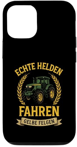 Echte Helden Fahren Gelbe Felgen - Landwirte Hülle für iPhone 12/12 Pro