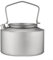 980ml Titanium For Camping Kettle with Portable Design and Foldable Handle (Frosted style)