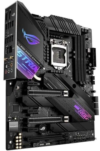 WLTDYZZLDN Placa Base LGA 1200 Intel Z490 Fit For ASUS ROG Strix Z490-E Gaming DDR4 128 GB M.2 PCI-E 3.0 USB3.2 ATX for CPU Intel de décima generación Placa Bases