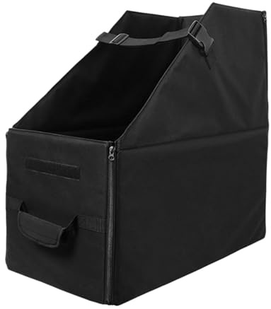 RNXRZANK Foldable Bike Storage Box, Sturdy, Portable, Space-Saving, Waterproof, for Car Trunk