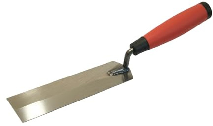 LSGZJZY Masonry Steel Margin Trowel, Carbon Steel, 8 x 2 Inches