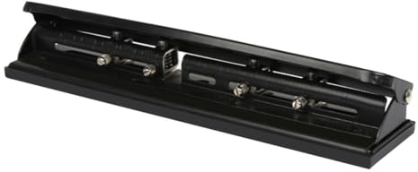 JOINPAYA Verstellbarer 4 Fach Papierlocher für Büro und Selbstgemacht Ergonomischer Manueller Locher Kompakt und Vielseitig für Papier Karton Leder und Bastelprojekte