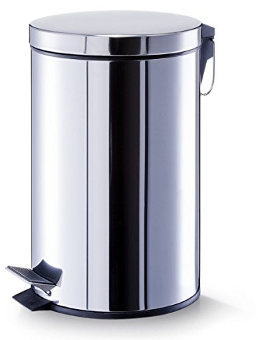Zeller 18435 Pedal Bin 27 x 26 x 40 12 L Stainless Steel