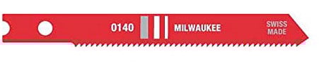 Milwaukee 48-42-0140 2-3/4 Carbide Jig Saw Blade With 24 Teeth Per Inch (5 Pack), High Speed Steel