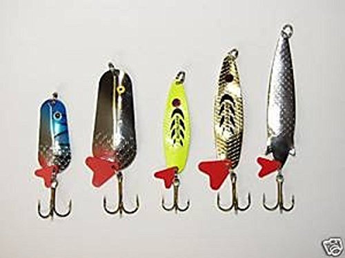 5 Blinker im Set Hechtblinker Barschblinker Forellenblinker