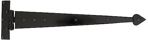 From The Anvil Black 22 Inch Arrow Head T Hinge (Pair)