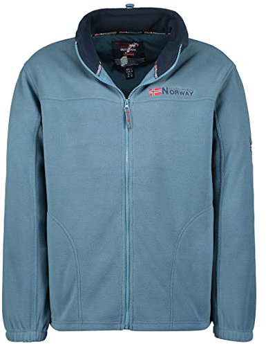 Geographical Norway Texas - Giacca invernale da uomo, in pile Blu petrolio XXL