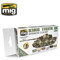 AMMO MIG-7166 King Tiger Exterior Color (Special Takom Edition) Vol.2 Acrylic Paint Set, Multicolour, 17 ml (Pack of 6)