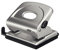 Rapid 21835502 Locher (25 Blatt, Anschlagschiene mit Formatvorgaben, Metall, FMC25) silber