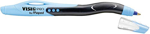 Maped 224330 Kugelschreiber Visio Pen für Linkshänder, blau/schwarz