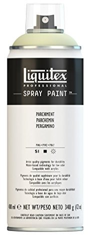 Liquitex 4450436 Professional Acryl Spraydose 400ml – Pergament – Lichtecht, frostbeständig, mattes Finish, für Innen- & Außenbereich