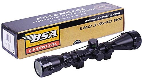 BSA EMD 3-9x40 Essential TELESCOPIC Air Gun Rifle SCOPE Sight + 11mm 3/8 Mounts