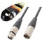 PD Connex 2x Female XLR To Male XLR DMX Lighting Cables 20m