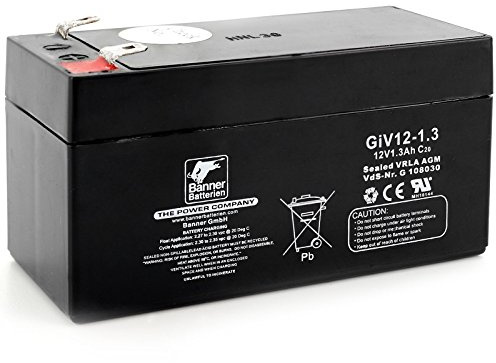 Banner Batterie Stand by Bull 12 Volt 1,2Ah Typ GiV 12-1.2 Akku Notstrombatterie