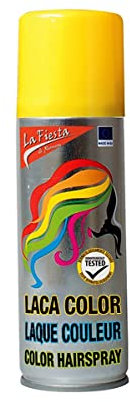 Color Haarspray für farbig buntes Haar - Gelb - Color Farbspray zum Verkleiden & Schminken für Karneval, Fasching, Halloween & Motto-Party