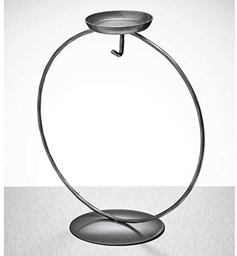 Sienna Glass Silver Circular Tea Light
