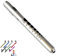 Supertool - Mini linterna de pluma de diagnóstico médico, mini linterna LED reutilizable para el hogar, al aire libre, médico, enfermera, emergencia, EMT (plata, 1 unidad)