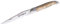 Laguiole en Aubrac Taschenmesser 12 cm, aufwendig graviert, Griffschalen Widderhorn, Klinge und Backen glänzend