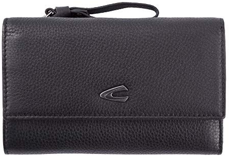camel active, Pura, Damen, Geldbörse, one size , Schwarz, 14x3x8,5 cm