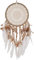 GURU SHOP Traumfänger mit Gehäkelter Spitze - Creme 22 cm