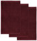Möve Superwuschel Gästetuch 30 x 50 cm aus 100% Baumwolle, Burgundy 3er Set