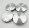 BizTech Lot de 4 cache-moyeux universels argentés pour centre de roue de voiture en alliage sans logo, emblème uni 68 mm et compatible avec les jantes BMW.