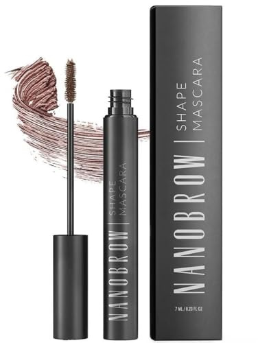 Nanobrow Shape Mascara - mascara for eyebrows, perfect brow definition, easy brow styling (Brown)