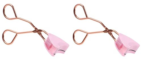 FRCOLOR 2st Magnetische Lockenwickler Für Falsche Wimpern Werkzeug Falsche Wimpernzange Professionelle Wimpernclips Wimpernzange Aus Edelstahl Haupt Fräulein Metall Rostfreier Stahl