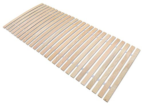 Coemo Premium Rollrost mit 26 flexiblen Federholzleisten Rolllattenrost Leisten Buche-Schichtholz dadurch hoher Federungskomfort Größe 90x200 cm