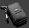 AIYING Cuir, Étuis à Clés de Voiture, Porte-clés Télécommande, Porte-clés, Accessoires de Décoration, pour Land Rover Defender Discovery 3 4 Range Sport Evoque Freelander 2,Bla-CK