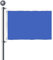 5ft x 3ft Blue Flags and Banners Pennant Double Stitched Vivid Color Plain BlueRed Flags Polyester Decoration for Garden Room Game Parade Sport Events Festival Party 90 X 150cm with Brass Grommets