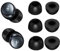 JNSA Compatible with Soundcore Space A40 Foam Ear Tips, Noise Canceling Memory Foam Ear Tip Replacement for Soundcore by Anker Space A40, S/M/L 3 Size 3 Pairs,Black (2143PB)
