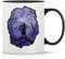 Zelda Majoras Mask Skullkid Taza de Té y Café de Cerámica Clásica Blanca Negra y Rosa Mágica 330ml
