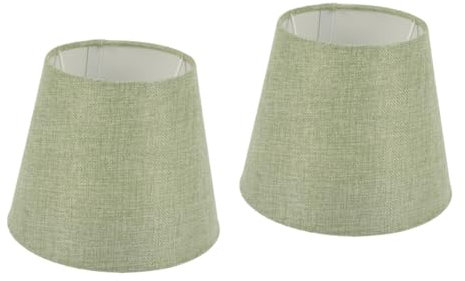 HOMSFOU 2stücke Nordischer Lampenschirm Aus Stoff Für Tischlampen Dekorative Leuchte Für Wohnzimmer Schlafzimmer Und Büros Und Platzsparend Für Festliche Anlässe