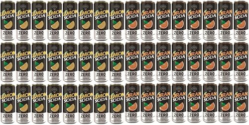Fonti di Crodo Mix ZERO 48 x 330ml (24 x Lemon und 24 x Oran Soda)