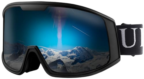 Ukoly Ski Goggles,Snowboard Goggles for Men Women,HD Polycarbonate Lens