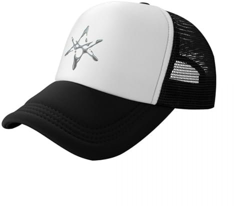 ZTQTQZZ Atmungsaktiv Mesh Baseball Kappe Sporthut BMTH Star Silver Baseball Cap Sonnenhut Schutzhelm Papahut Herren Damen