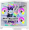 HOENGAGER Ocean of Stars - PC para juegos AMD Ryzen 7 7800X3D 4.2 GHz, RTX 4060 8G, 32GB DDR5 RAM 6000MHz, 1TB PCIe SSD, 11AC WiFi, Windows 11 Pro 64-bit -Blanco