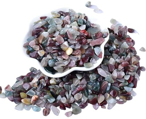 XYUERU 500g/1.1lb Aquarium Gravel Rocks, Decorative Tumbled Gravel for Fountain Vase Filler, Planters,Decorative Fish Tank(5-7mm)