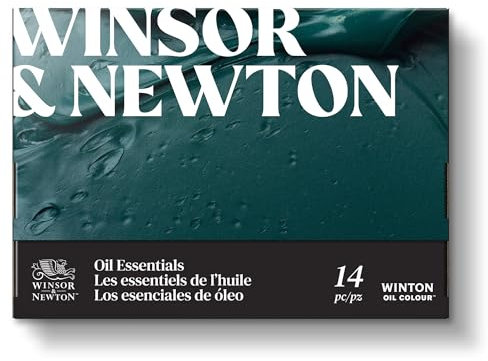 Winsor & Newton Winton Huile Set 10X12ml + Accessoires, Multicouleur