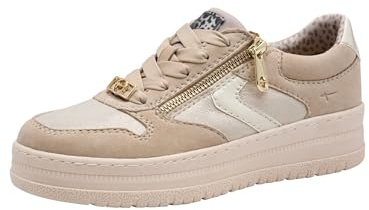 Tamaris Wide FIT Sneaker Materialmix Leder/Textil/Synthetik H-Weite