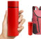 1 Pièce Mini Gourde 316, Petite Gourde Isotherme, 150ml Mini Thermos, Bouteille Isotherme, Mini Thermos Cafe, Mini Gourde Isotherme 150ml (Rouge)