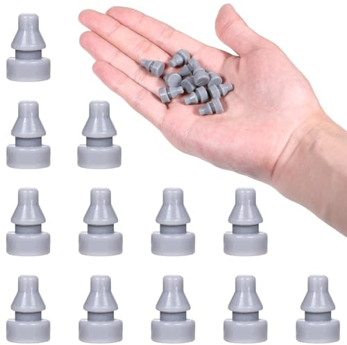 Rubber Feet for Slow Cookers, 12 Pcs Replacement Slow Cookers Legs, Prevent Scratches and Marks, Slow Cookers Insert Accessories (Grey)
