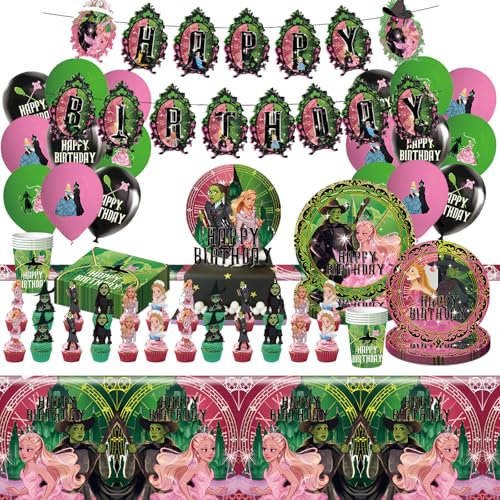 95 Geburtstagsdeko,Geburtstag Deko,Kinder Birthday Decorations Teller,Banner,Servietten,Luftballons,Cake Topper