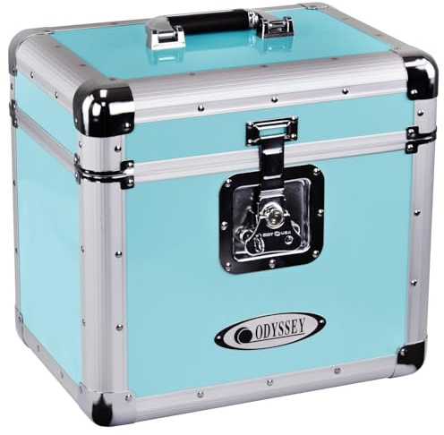 Odyssey Vintage Series Blue 12 Vinyl Records or LP Case, Holds 70 PCS