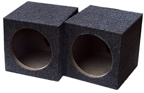 Cpolebev 1Pair 6.5-Inch Speaker Box Universal Sealed Speaker Boxes Car Speaker Box Car Subwoofer Boxes for Car Music Pair