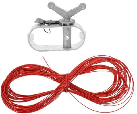 Toyvian Treuil à Câble Autobloquant Et Tendeur pour Couverture De Piscine Kit De Treuil Robuste avec Câble pour Piscine Hors Sol