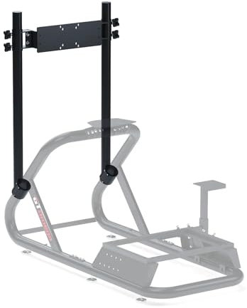 GT OMEGA Titan Monitor Mount - Made of Durable Steel, Adjustable Height, Easy to Mount, Saves Space, for An Immersive Sim Racing Session