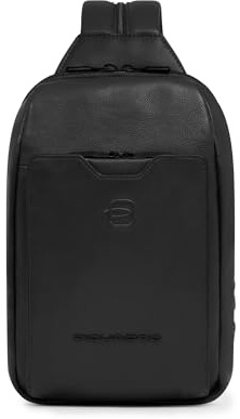 Piquadro Sling bag mit Rucksack-Option Mann Leder schwarz